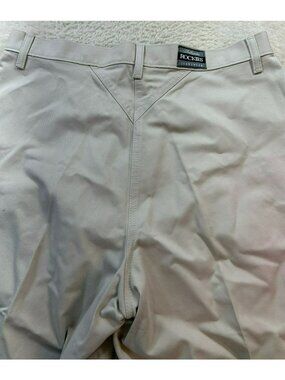 Authentic Rockies Jeanswear Womens Beige Cotton Western Pants Size 17/18 With 34